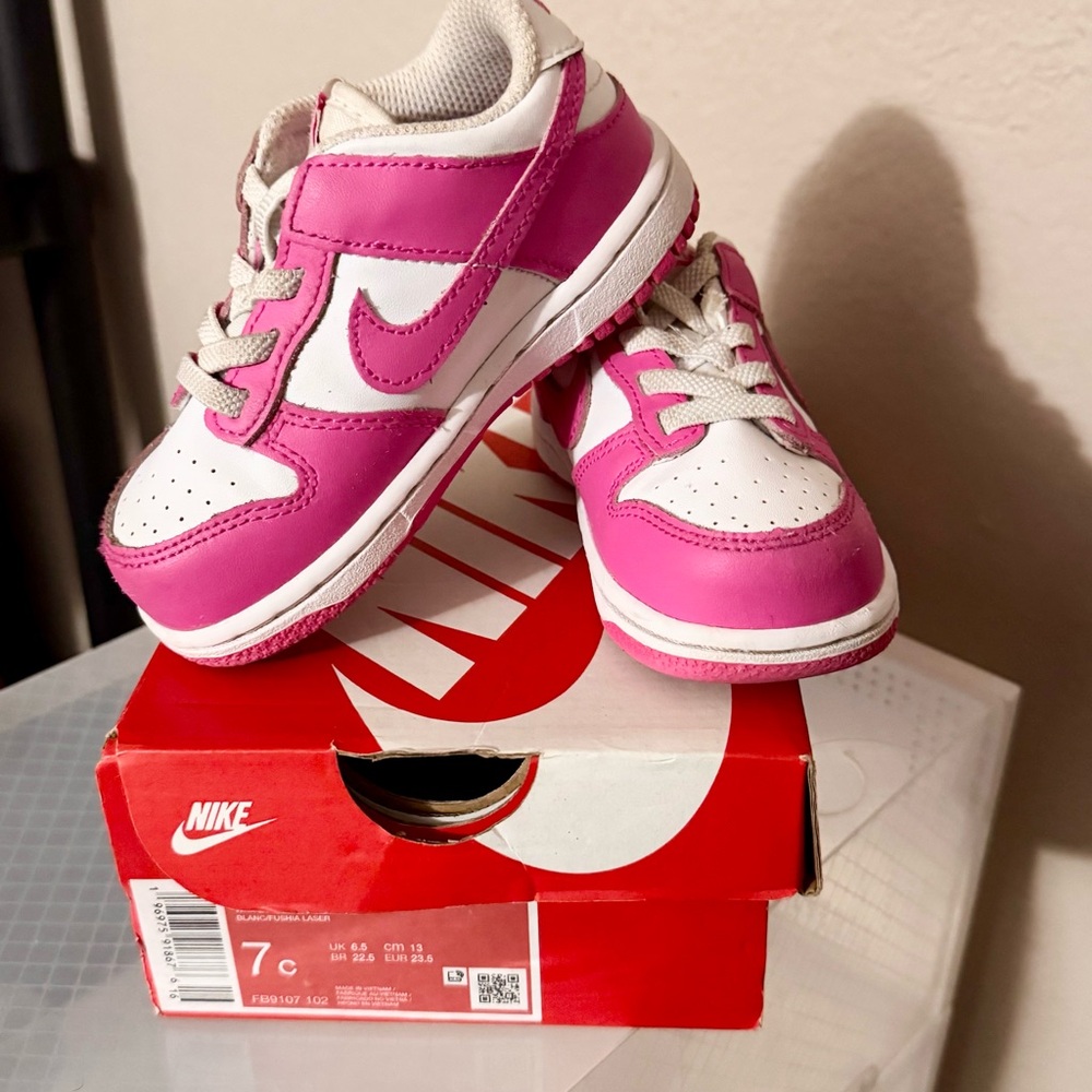 Pink Nike Dunk Low